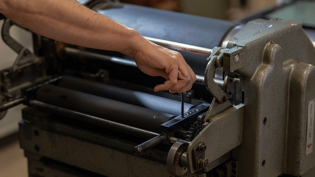 The book block is identical for all editions, except for the type of paper. The textual part was printed by the team at Archivio Tipografico in Turin using a mid-20th century Heidelberg OHZ flatbed cylinder press, FOTO OHZ while the illustrations were printed by us with a FAG CP-510 printing press from the same period.
