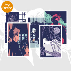 Frankenstein - Five Printed Illustration